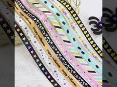 10mm Nieuw Product Halloween Scene Atmosfeer Pompoen Ghost Spider Candy Trick Maker Ribbon Atmosfeer