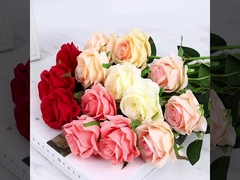 Simulatie Rose Single Rose Wholesale Wedding Home Decoration Bloemenarrangement Simulatie Rose Bundel