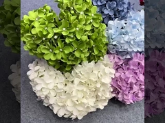 Kunstmatige hortensia met bladeren, kunstmatige bloemen bruiloft, bruiloft signage decoratie, hom