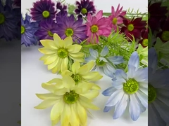 Simulatie zomer chrysanthemum geluk emmer bloemen arrangement bruiloft fotografie decoratie tuin