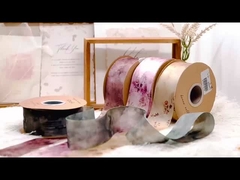 Oude stijl, een pruimenbloesem gekleurde zijde, handgemaakte DIY haar accessoires, Hanfu decoratieve materialen,