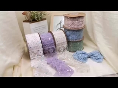 Koreaanse stijl high-end visman kant lint 7cm haar accessoire met high-end gevoel doe-het-zelf lint halve vin