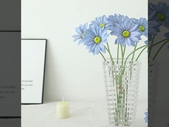 Drie stukken kunstzijdestof van zomerkrisanthemum kunstbloemen voor huis bruiloft