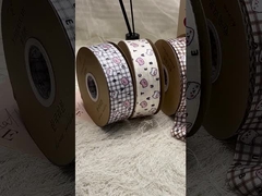 4.0cm schattig tekenfilm anime gedrukt lint cadeaubon verpakking boog doe-het-zelf kindertaart decoratief lint