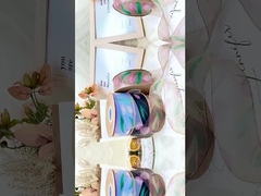 Nieuwe online Koreaanse lint Tulpen Sneeuw Zijde Ribbon Bloem Verpakking Haar Accessoires Boog Kleding Ribbo