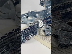 FS recht gesneden denimband voor pailletten 6C-JJ