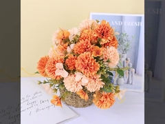 Kunstmatige chrysanthemum decoratie, zijde bloemen, kamille, woonkamer foto arrangement, bloem