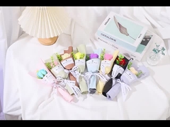 Valentijnsdag en kerst cadeau, enkel kant roos zeep bloem, kunstbloem, vers en klein