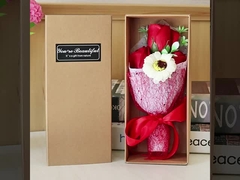 Zeepbloemen cadeau, romantische simulatie boeket, rozen boeket, Valentijnsdag cadeau voor vriendin, in