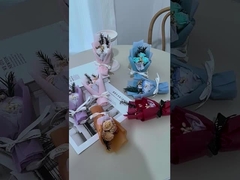 Mini kleine bloemenboeket Kerstmis en Valentijnsdag roos zeep bloem cadeau doos om te matchen bruiloft s