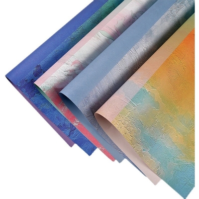 Goede prijs. Creatieve Olieverfschilderijbloemist Wrapping Paper 50cmx60cm Hoge GSM online