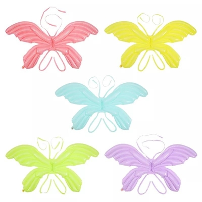 Goede prijs. Kleur 120cm van de de Folieballon van het Jonge geitjesspeelgoed Wearable Opblaasbare Vlinder Wing Toy van Macaron van de Wholesal Nieuwe Aankomst Gouden Zilveren online