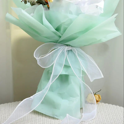 Goede prijs DIY-het Lint van de de Giftomslag van Toebehorenorganza voor Bloemdecoratie online