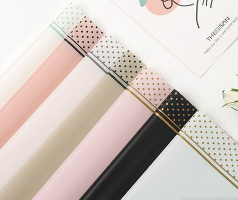 Goede prijs. Hansu-papier Wave Dot Border Rose Bouquet Verpakkingspapier Translucent Waterdicht online