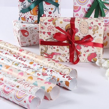 kopen Inkjetprintertechnologie Verjaardagspapierverpakkingsplaten Geschenkverpakkingspapierrol online manufacture