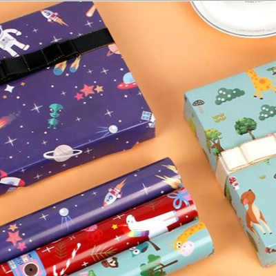 Goede prijs. Digitale druktechnologie Geschenkverpakkingspapierrol met matte afwerking online