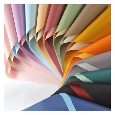 kopen Twee-kleurig Koreaans verpakkingspapier waterdicht bloemenboeket verpakking online vervaardiging