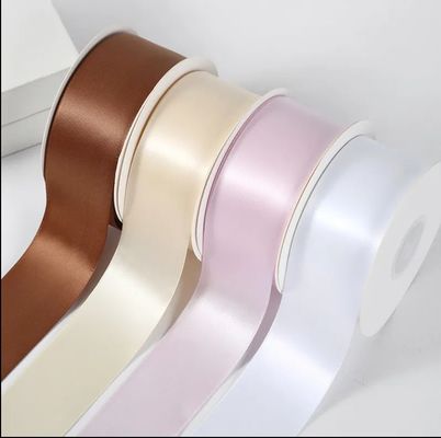 Goede prijs. Polyester 4cm Solid Color Satin Ribbon 196 kleuren te kiezen online