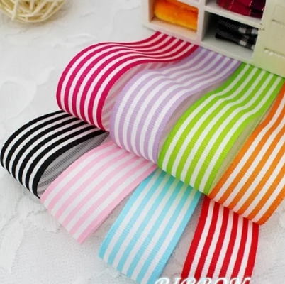 kopen Decoratie Stripe Grosgrain Ribbon Printed Gift Wrap Ribbon voor feestelijke versieringen online manufacture