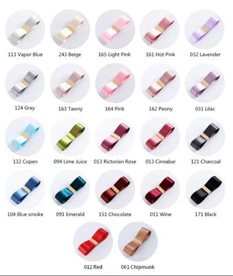 Goede prijs. 25mm*40Y gepersonaliseerd satinen lint voor verpakkingen voor bloemenversiering online