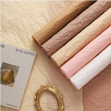 kopen Kleurrijk pleatspapier Bloemenverpakkingspapier voor DIY-kunst- en ambachtelijke projecten online vervaardiging