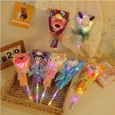 kopen Kinderachtige tekenfilm Flash Fairy Wand Boeket met lichtend speelgoed Plush 10x32cm online manufacture
