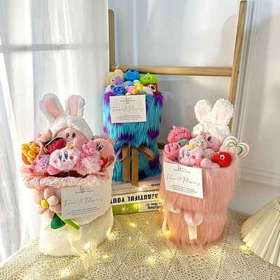 Goede prijs. Vier de Chinese Valentijnsdag met Plush Pop Bouquet Creatief Vriendin Geschenk in Meerdere Kleuren online
