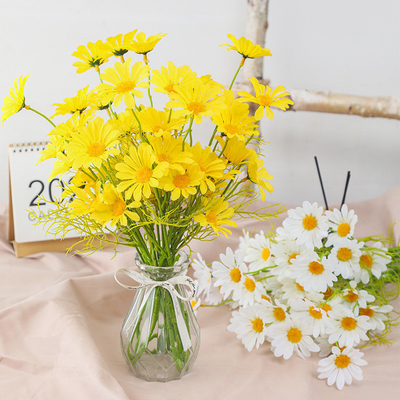 Goede prijs. Kunstmatige daisy bloemen zijde kamille boeket in meerdere kleuren voor woonkamer en winkelcentrum display online