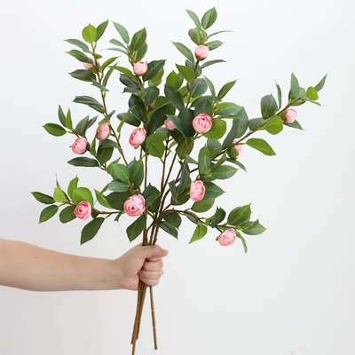 Goede prijs. Camellia Kunstbloemen voor trouwfotografie Requisiten en woonkamer Eettafel Decoratie in kunststof online