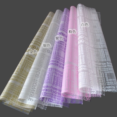 Goede prijs. Groothandel in matte papieren cadeauverpakkingspapier met Engelse letters, halfdoorzichtig geglazuurd papier en bloemenmaterialen online