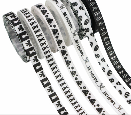 kopen Paasband, zwart-witte Paaskrans, boog decoratie band, Paaseieren mand, cadeau verpakking band online manufacture