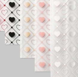 Goede prijs. Jelly film hart lancering waterdicht bloemen verpakkingspapier online