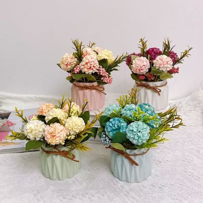 kopen Groothandel in kunstbloemen, hydrangea-potplanten, decoratieve artikelen voor woon- en eetkamers, kunstbloemen, groene planten, potplanten en tafelversieringen online vervaardiging