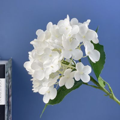 kopen kunstmatige hortensia, huwelijkshotel, bloemenarrangement, bloemenkunst, achtergrondbloemenarrangement, kunstmatige bloem, enkele hortensia online vervaardiging