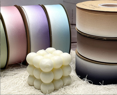 Goede prijs. Nieuwe Gradient 1.0cm Ribbon Kleding Accessoires Boog DIY Accessoires Verjaardag Bloemen Festival Gift box bindband online
