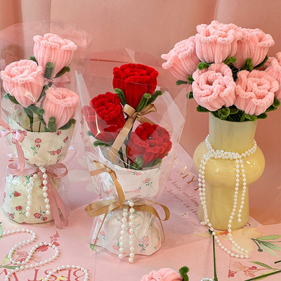 kopen Handgemaakte Twist Bar Simulatie Rose Bundle Afgesloten Valentijnsdag Geschenk Creatief Verjaardagsfeest Gezellig Geschenk online manufacture