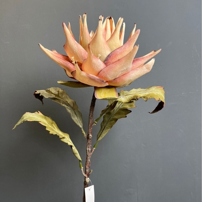 Goede prijs. Simulatie bloem Gouden lotus Keizer ontwerper stijl huis decoratie model kamer live streaming zachte decoratie tafel bloem online