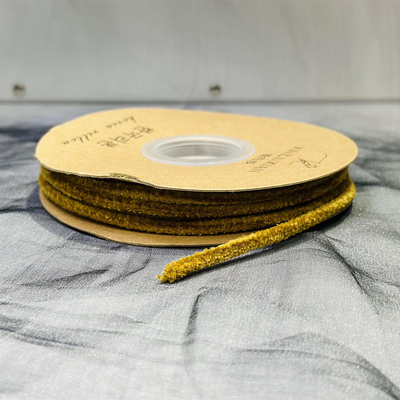 Goede prijs. 5mm Koreaanse schattig pluis lint cake boeket verpakking boog hoofdstuk afgerond materiaal kleding accessoires en materialen online