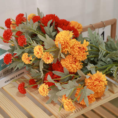 Goede prijs. Groothandel hoogwaardige bloemen, oosterse chrysanthemum, scallion ball, foto accessoires, zijde bloem, bruiloftszaal, bruiloft decoratie, bloemenarrangement, happy chrysanthemum online