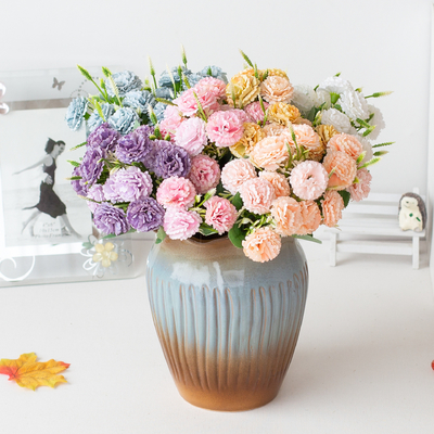 kopen Kunstmatige boeketten van lila bloemen, feestelijke cadeautjes, kunstmatige bloemenvazen, bloemenarrangementen, decoraties voor de woonkamer online manufacture