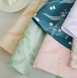kopen Blauw klokkenbloem waterdicht bloemenverpakkingspapier online manufacture