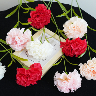 Goede prijs. Simulatie van een enkele tak Kangnaixin Moedersdag cadeau Simulatie van een bloem High end zijde bloem Home decoratie bloem online