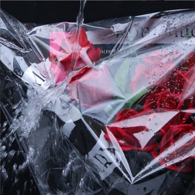 Goede prijs. Flower bouquet stofdichte zak, doorzichtige wind- en waterdichte verpakkingsdoek voor verse bloemen, plastic kleeffilmverpakking, bloemenverpakking, cellophane online