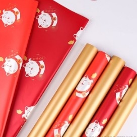 Goede prijs. Zhaocai Cat Opening Gouden Ouya Papier Waterdicht Bloemen Verpakkingspapier online