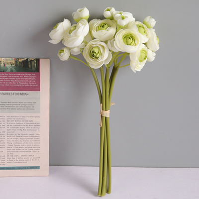 Goede prijs. Simulatie van mini lotusbloem thuisfotografie conferentie decoratieve kleine boeketten, woonkamer en eetkamer tafel ornamenten en pioen decoratieve bloemen online