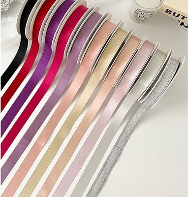 kopen Handgemaakte DIY onmisbare lichtroze stoffen tape met gebroken ster lint en bloemenboeket voor bloemstukken online vervaardiging