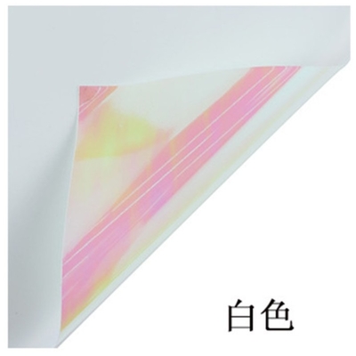 kopen Modieus plastic zevenkleurig kleurveranderend bloemenwikkelpapier, perfect voor het verpakken van rozenboeketten in bloemenwinkels online manufacture