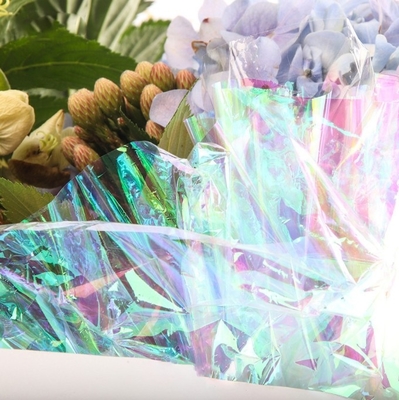 kopen Bloemist Verpakkingspapier Einde IJzerkleurige Regenboogfolie Waterdicht Verse Bloemen Cadeaus en Mooie Boeketten online manufacture