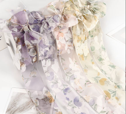 kopen Wasbare Qixi Valentijnsdag Bloem Dans Lint Bloem Bundel Bloem Lint Handgemaakte Diy Strik Decoratie Lint Bloemkunst Wit online vervaardiging