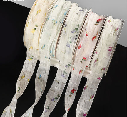 kopen Qixi Valentijnsdag Boeket Verpakking Verse Bloemen Lint en 3cm/10m Verpakking voor Gebruik online vervaardiging